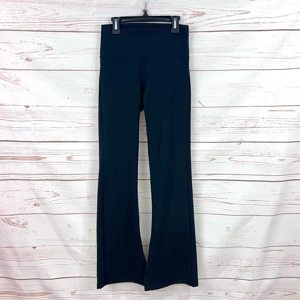 Evolution and Creation EVCR High Rise Victoria Split Flare Wide Leg Pants